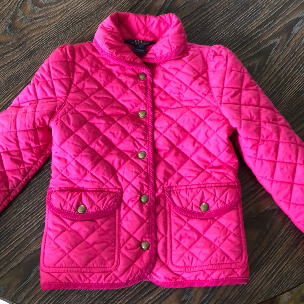 Pink girls Ralph Lauren Polo jacket